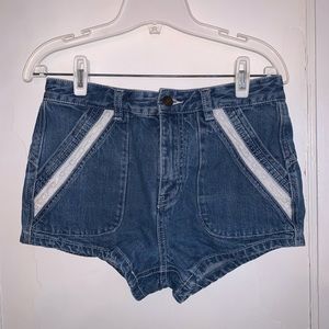 Free People Sweet Surrender Denim Shorts